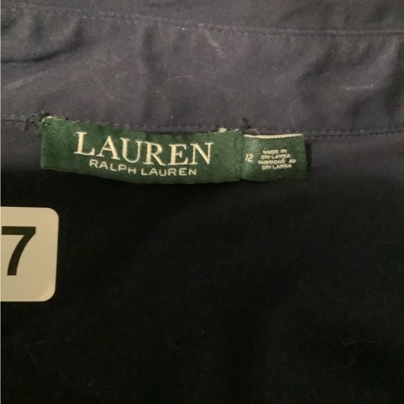 Lauren by Ralph Lauren blue uniform fit flared dress size 12 - Picture 6 of 6